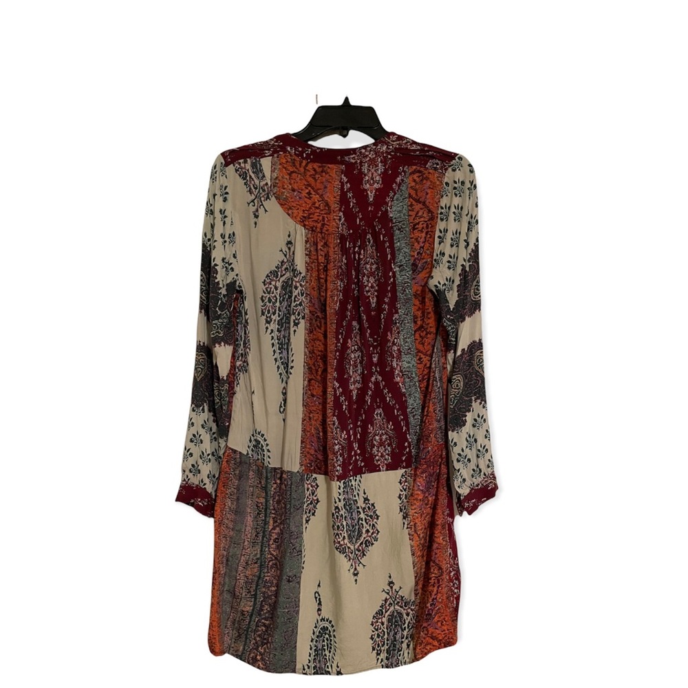 Anthropologie Tiny Patchwork Print Shirtdress Siz… - image 3